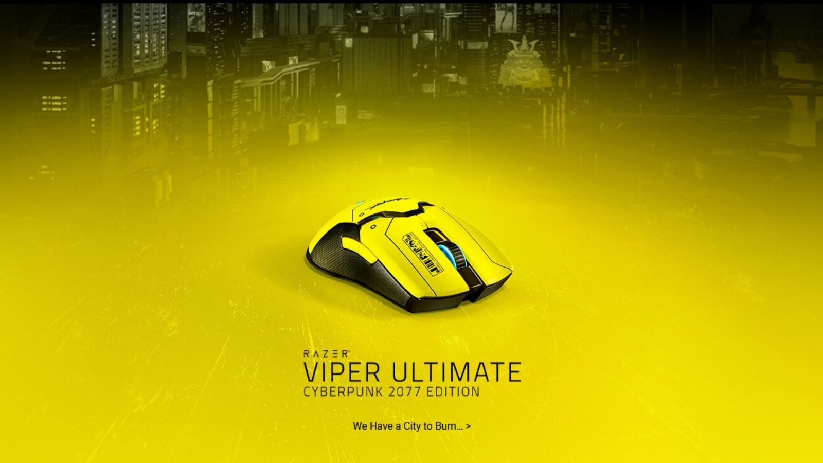 Une souris Cyberpunk 2077 en préparation chez Razer
