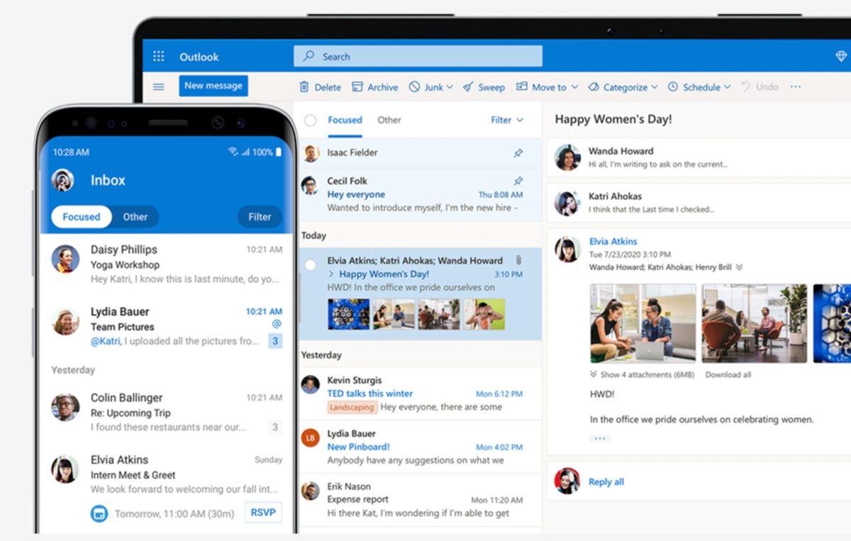 Outlook android