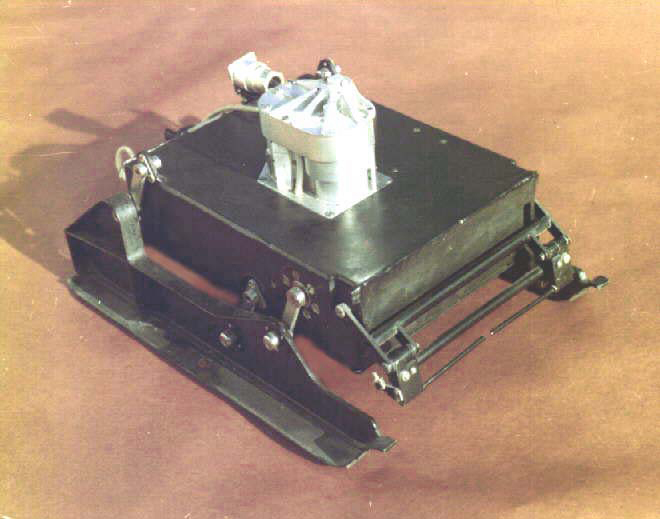 Photo d&#039;un modèle d&#039;essai du petit véhicule Prop-M, conçu pour se déplacer sur Mars