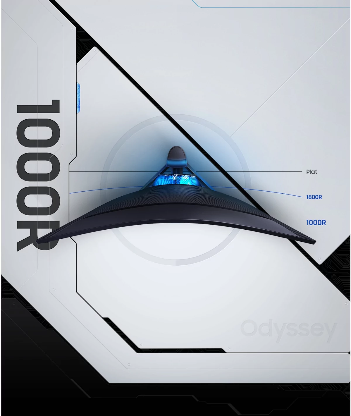 Samsung Odyssey G7 - 1000R © Samsung