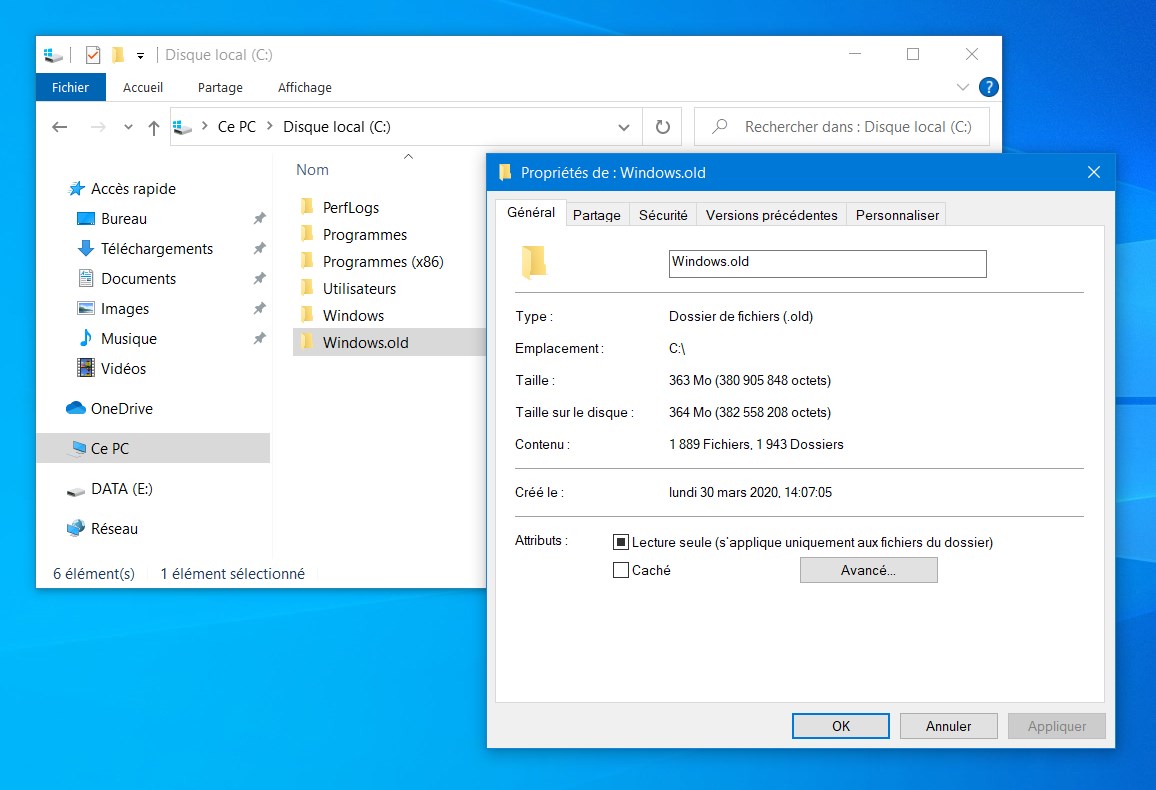 Le bug du dossier Windows.old insupprimable est de retour... mais un correctif arrive