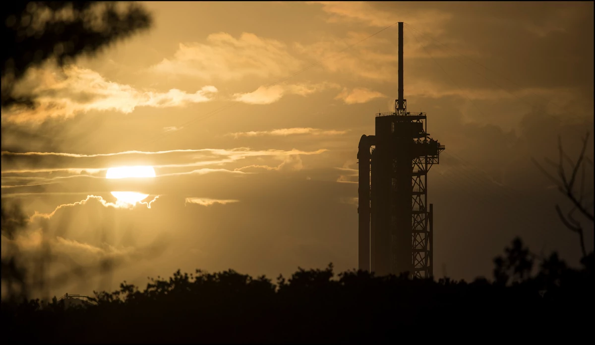 Crew Dragon Crew-1 Falcon 9 2 © NASA