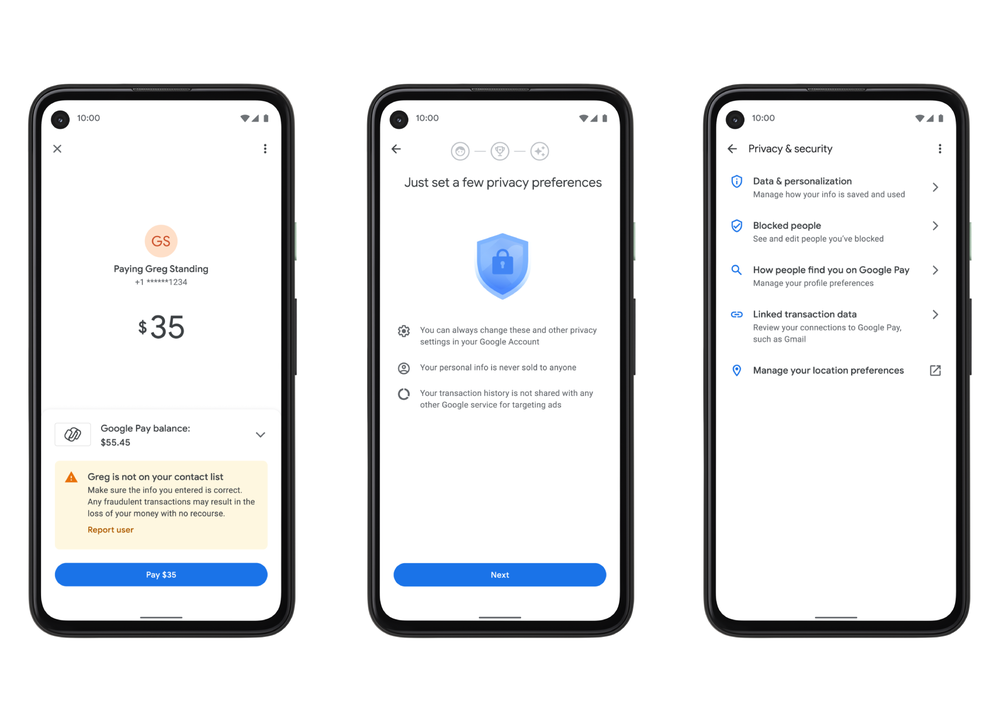 Google Pay nouvelle version © © Google