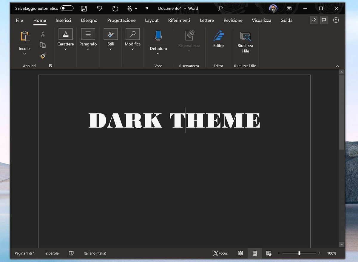 Microsoft Word - Dark theme © Windows Latest