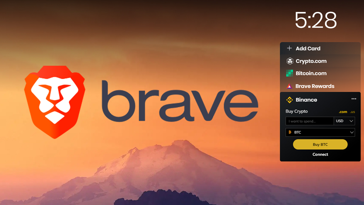 Brave propose maintenant son widget de trading sur Android