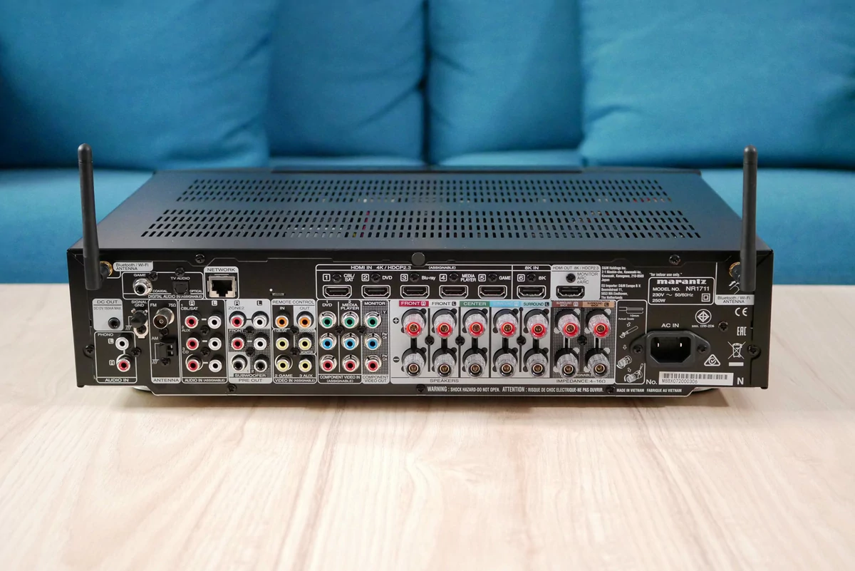 Marantz NR1711 connexions