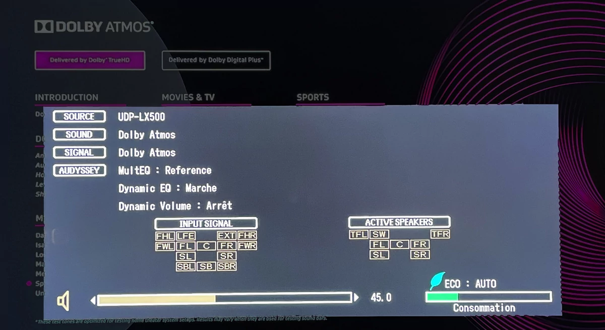 Marantz NR1711 OSD input