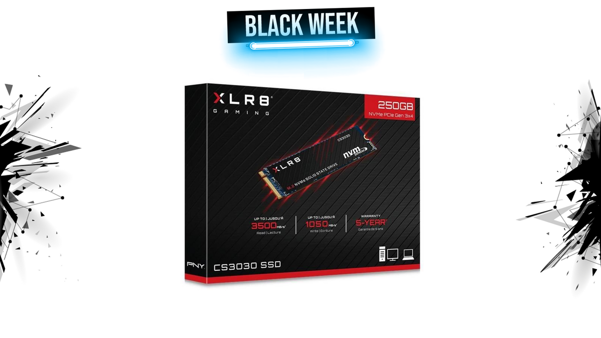 ssd pny xlr8 250 black week