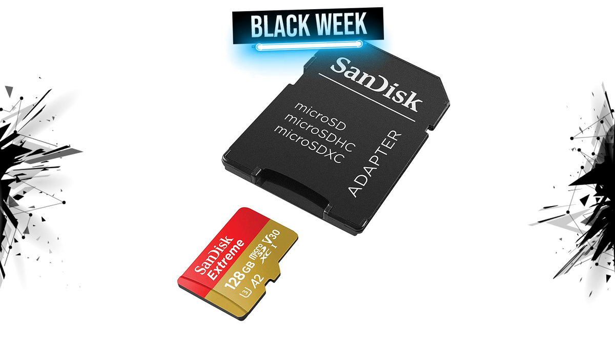 sandisk extreme 128 black week