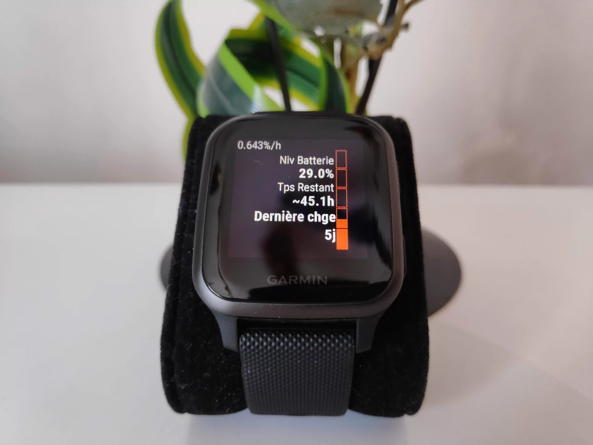 Garmin Venu Sq - Widget Connect IQ