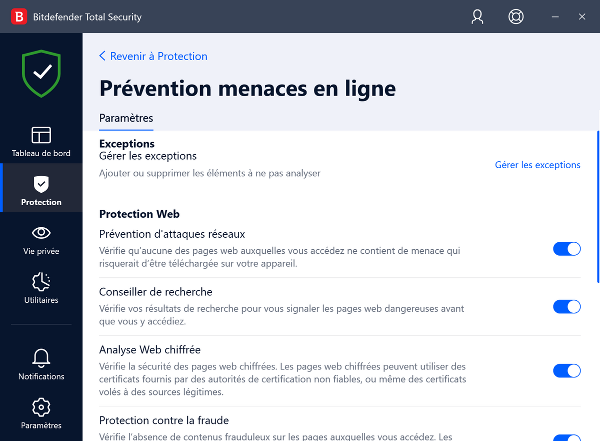 Bitdefender Total Security © Stephane Ruscher