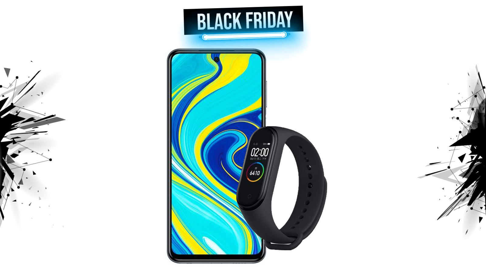 Black Friday : un pack Xiaomi Redmi Note 9S avec le bracelet connecté ...