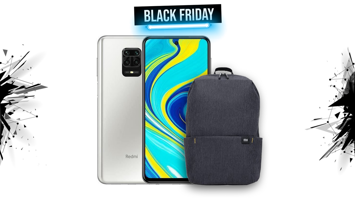 redmi note 9s pro + backpack black friday 1600