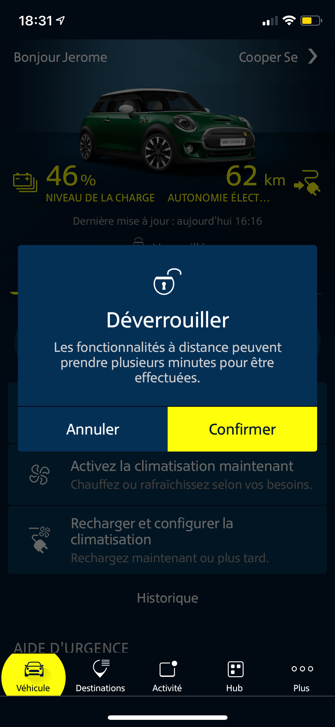 MINI-Cooper-SE App Mobile © MINI