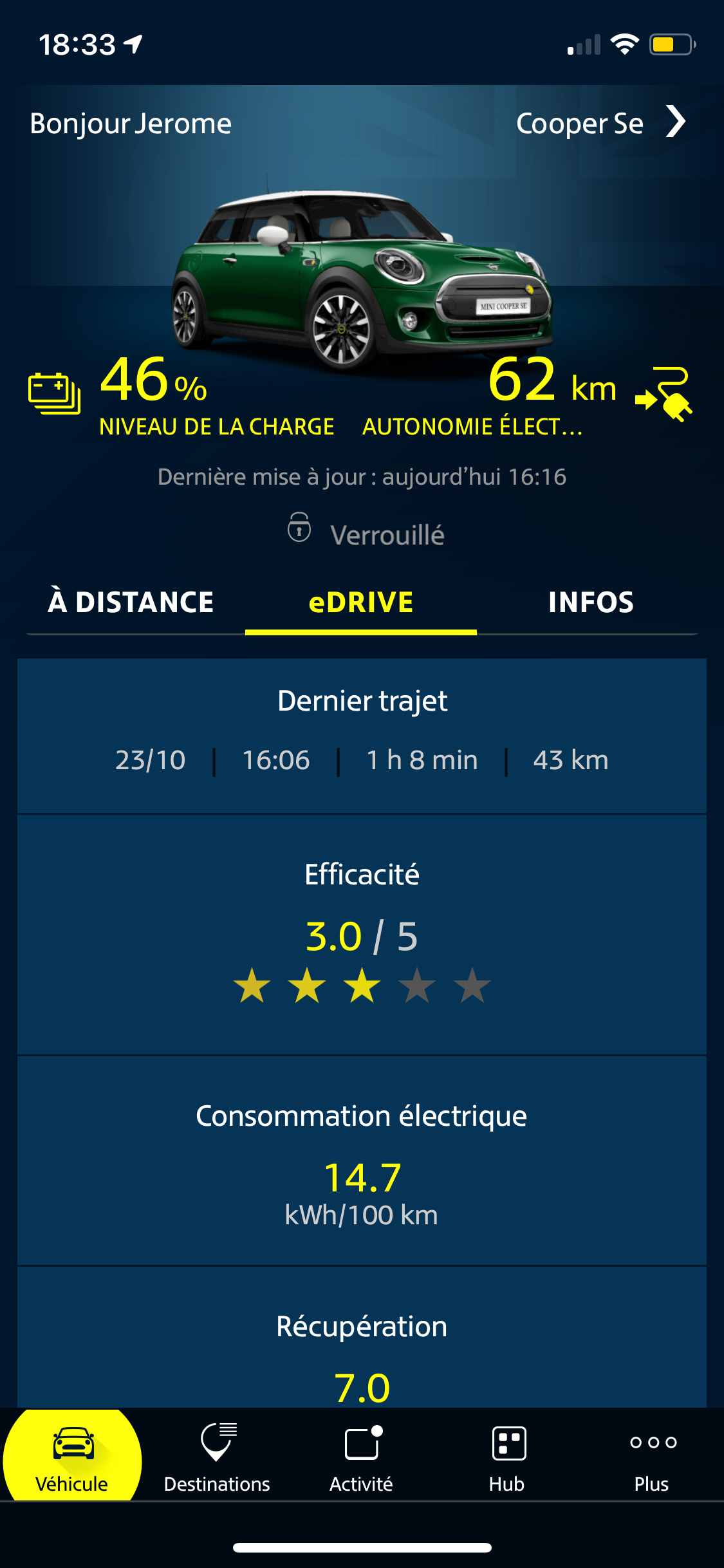 MINI-Cooper-SE App Mobile © MINI