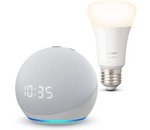 Joli prix sur ce pack Echo Dot 4ème génération + ampoule Philips Hue sur Amazon