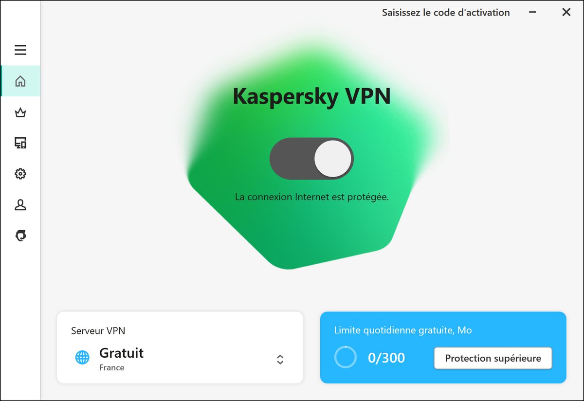 Kaspersky Total Security - Le VPN