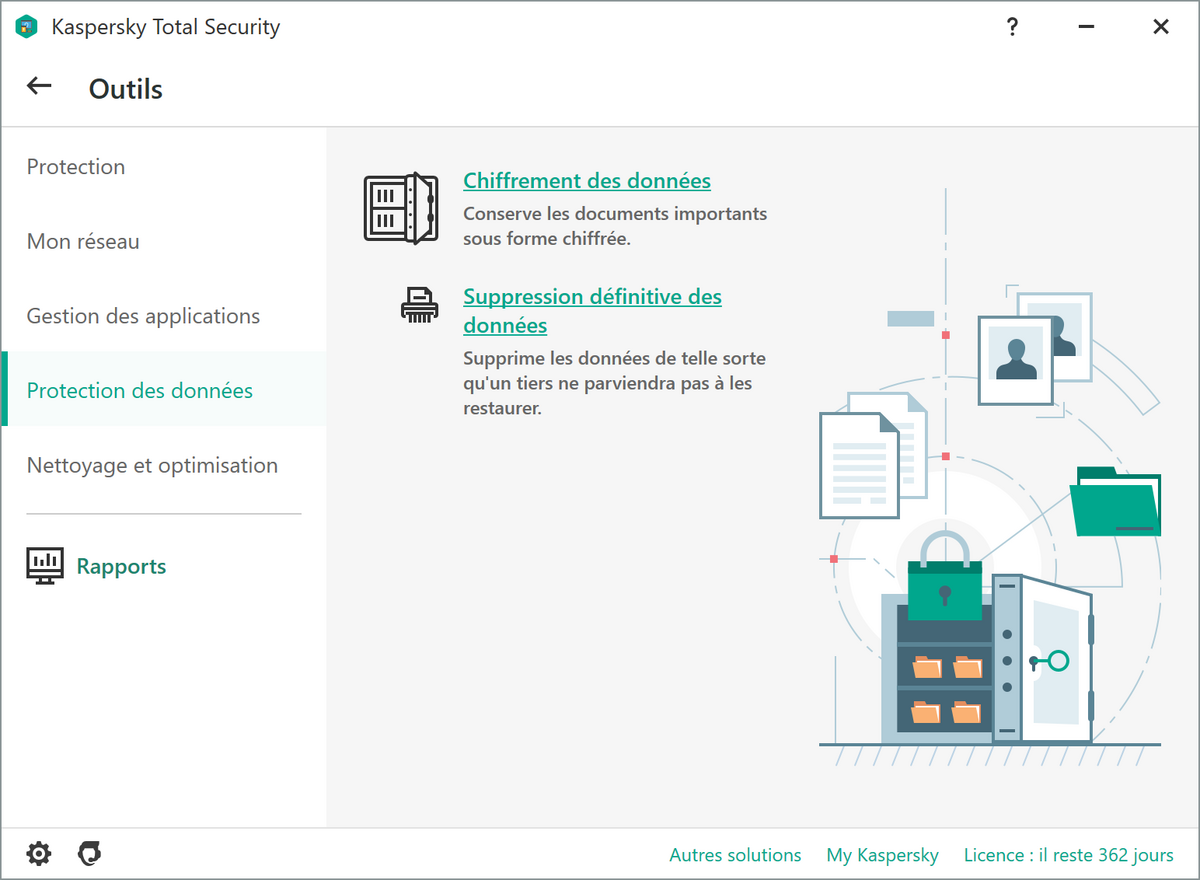 Kaspersky Total Security 2021 © Stephane Ruscher/Clubic.com