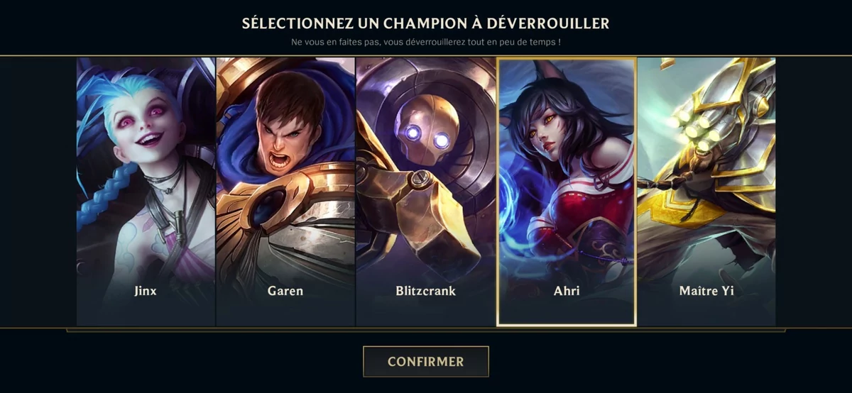 Wild Rift Choix Champion © Riot Games