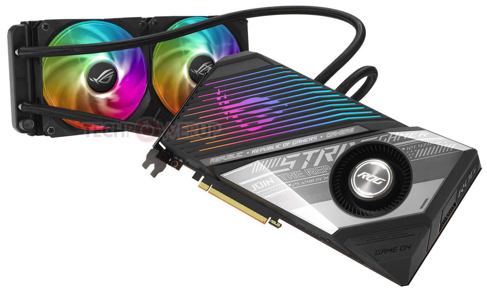 Asus dévoile une « petite » Radeon watercoolée, la ROG Strix Radeon RX 6900 XT LC