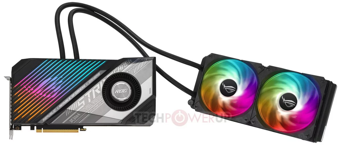 Asus ROG Strix LC Radeon RX 6900 XT © TechPowerUp