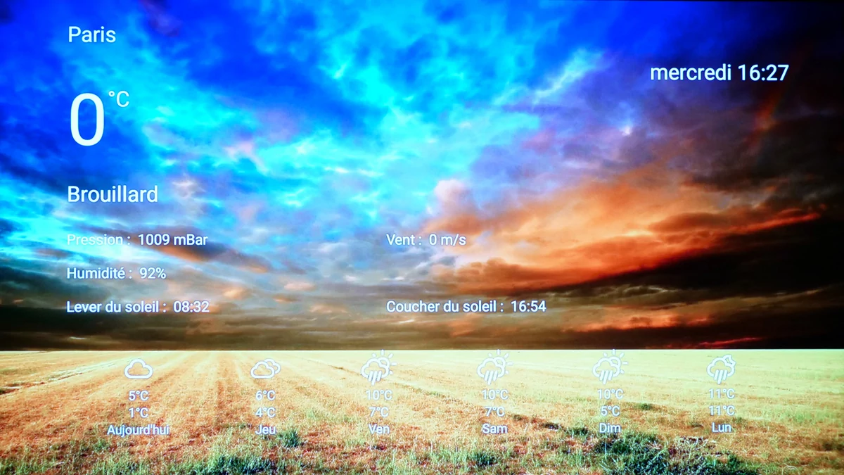 Philips 55OLED855 Ambilight réveil