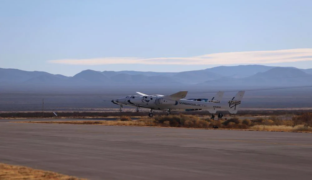 Virgin Galactic décollage porteur © Virgin Galactic