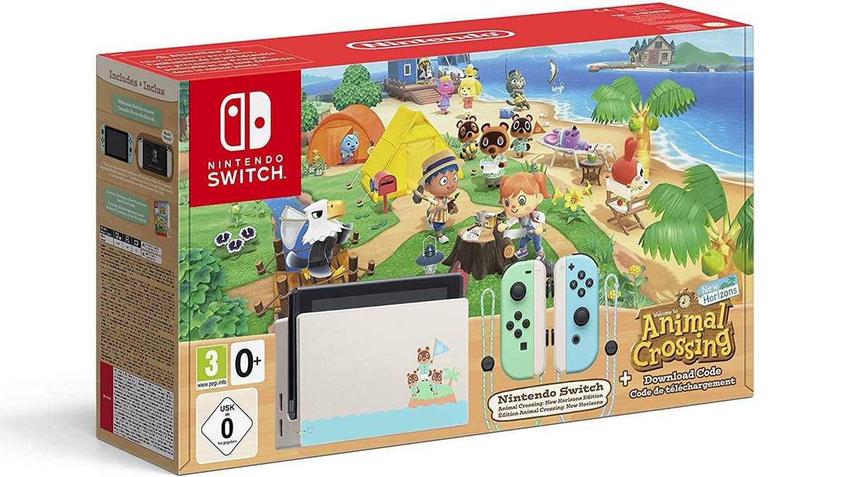 console Nintendo Switch Animal Crossing New Horizons