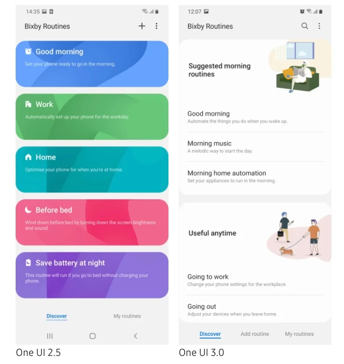 One UI 3.0 bixby © © Sam Mobile