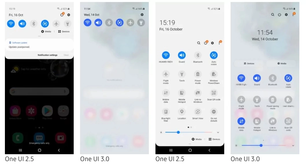 One UI 3.0 interface © © Sam Mobile