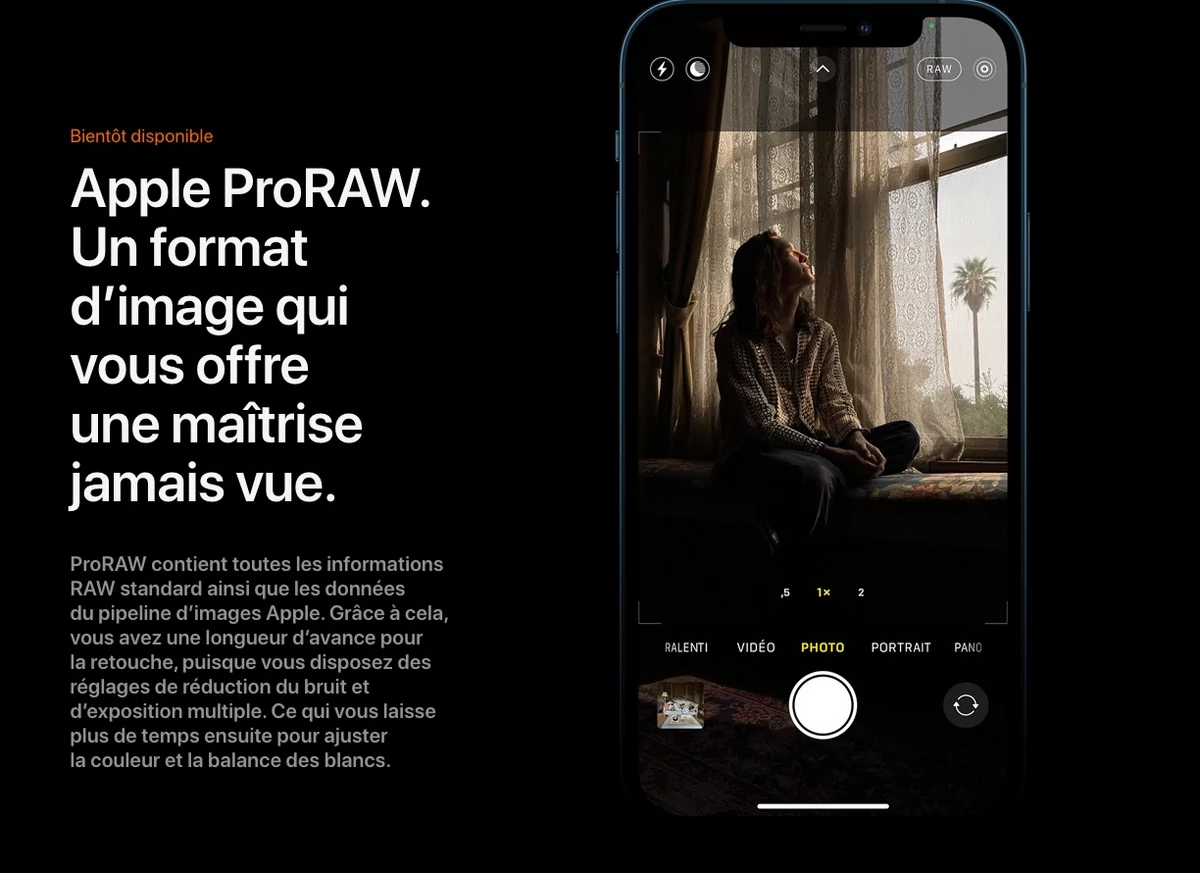 Apple ProRAW © © Apple