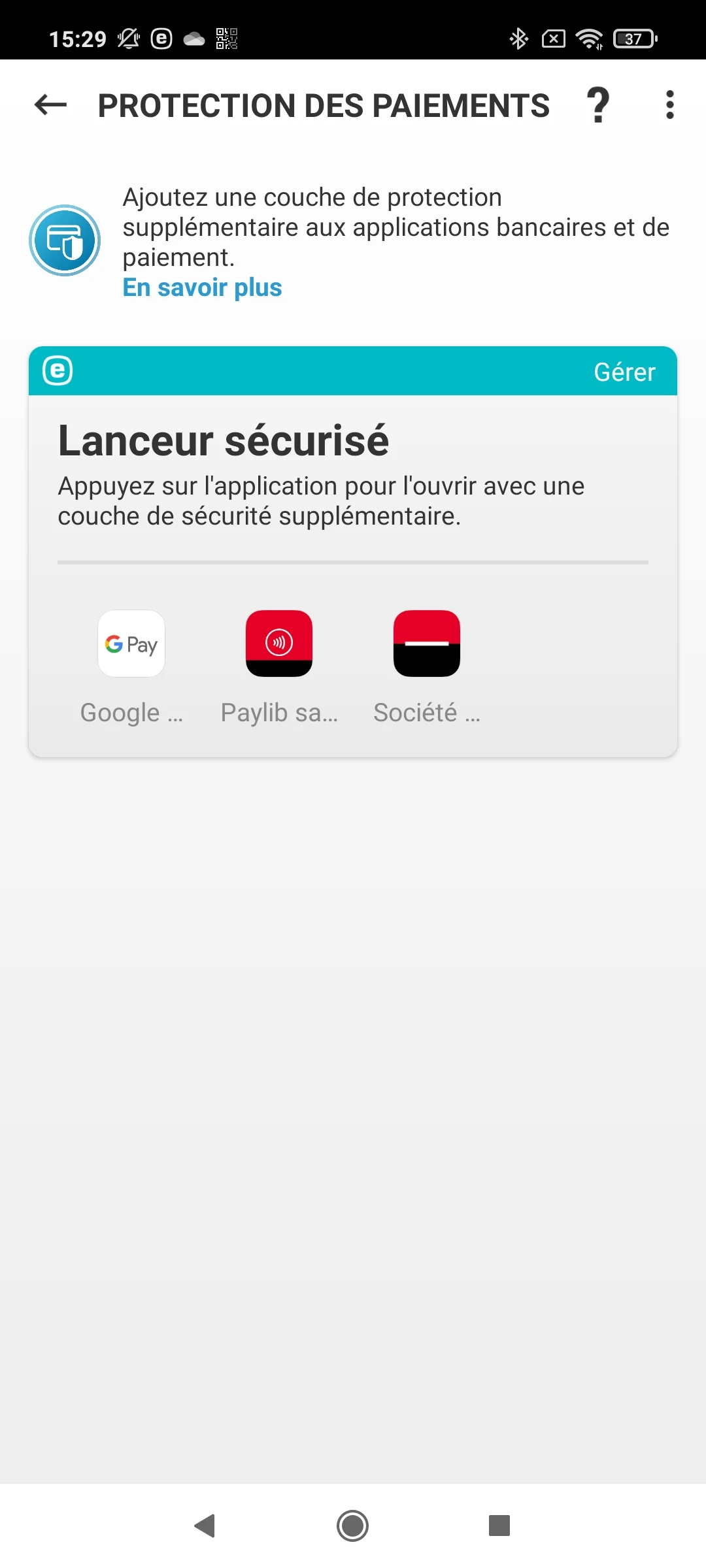 ESET Cyber Security Mobile © Stephane Ruscher