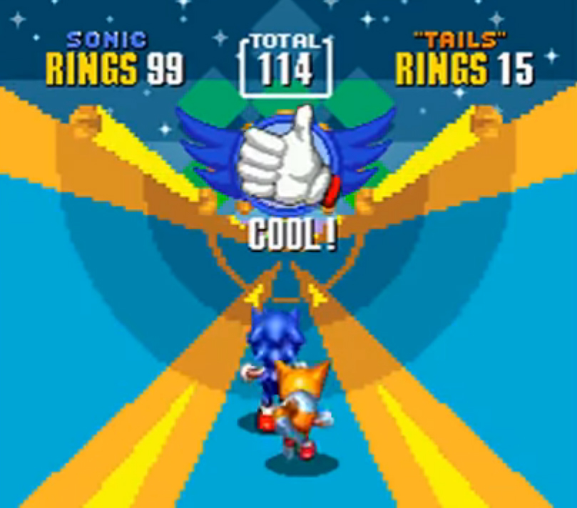 Au total, Sonic 2 compte 7 niveaux bonus