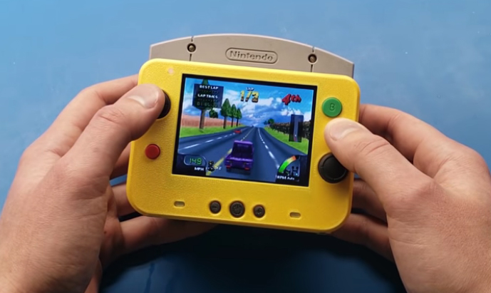 Ce fan a construit une toute petite Nintendo 64 portable