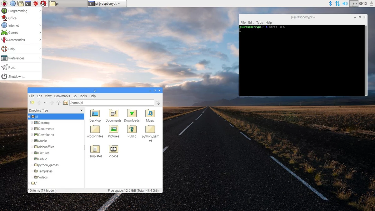Raspberry Pi OS 64-bit © Raspberry Pi