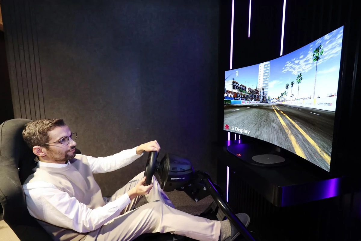 Ecran gaming OLED LG © LG Display