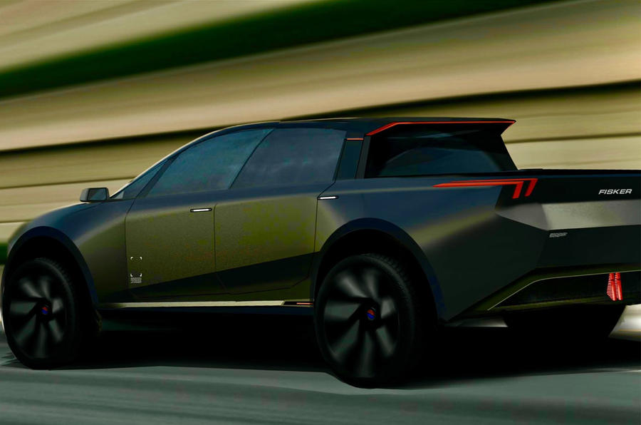 Fisker dévoile le design radical de son pick-up électrique, concurrent du Cybertruck de Tesla