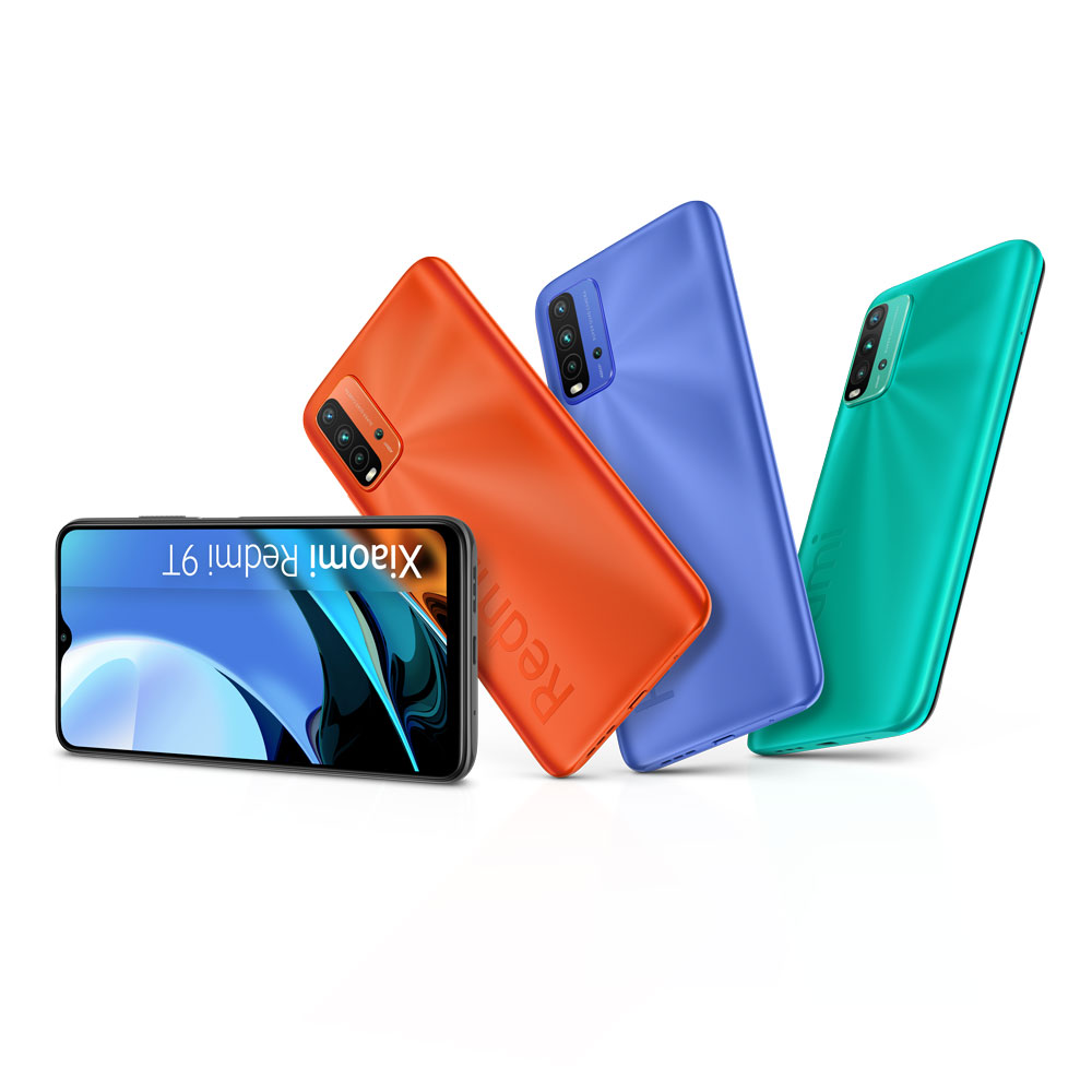 Le Xiaomi Redmi 9T en 4 couleurs.