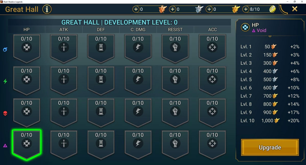Raid Shadow Legends Grand Hall
