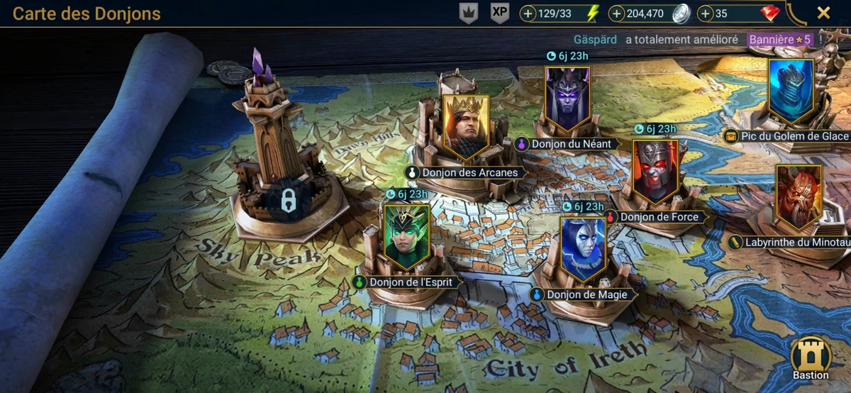 Raid Shadow Legends Android Donjons