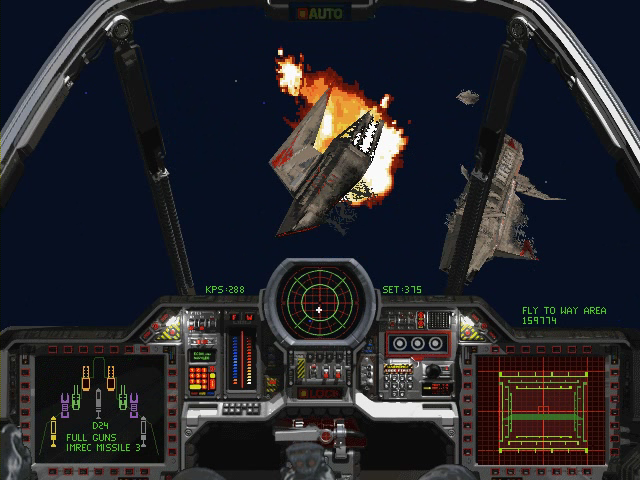 Graphismes SVGA et vidéos digitalisées, Wing Commander III: Heart of the Tiger sur PC © WCNews