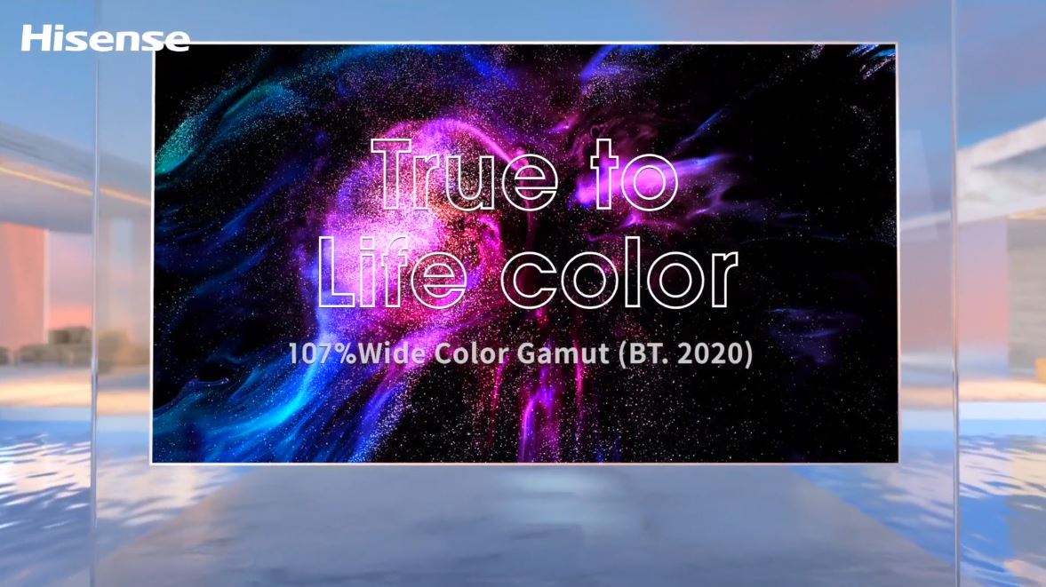 CES 2021 : Hisense met le paquet sur ses TriChroma Laser TVs