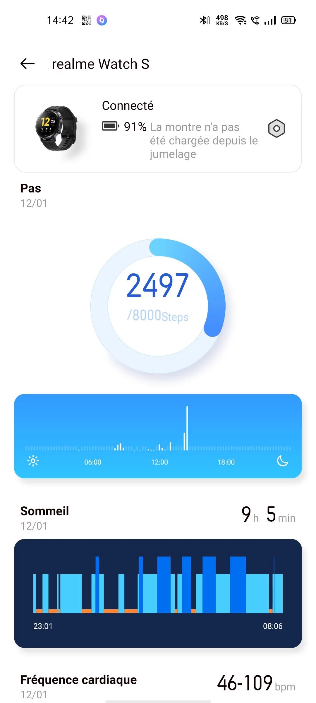 Realme Watch - Application