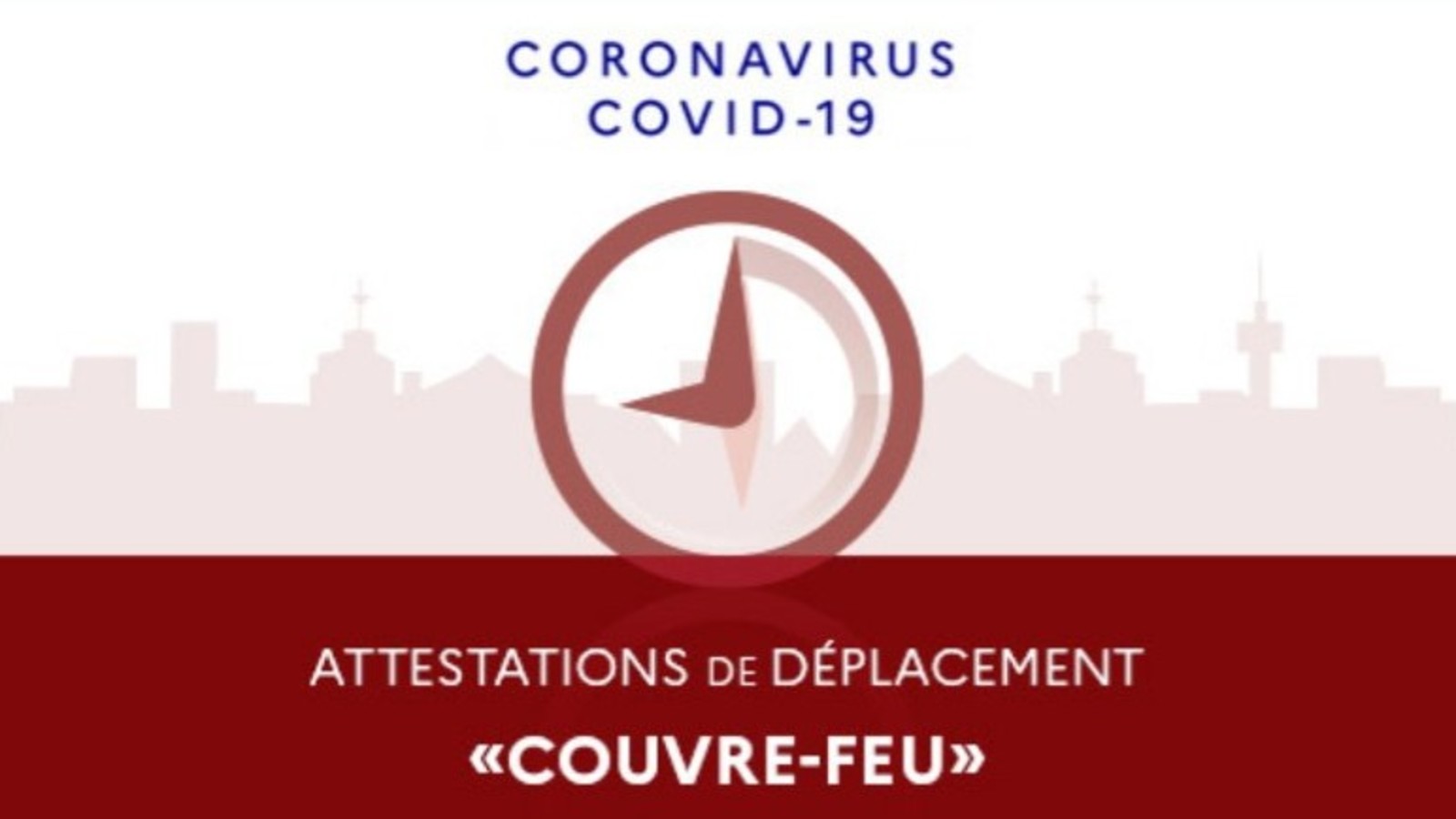 Couvre-feu à 21h : la nouvelle attestation de sortie est disponible en téléchargement