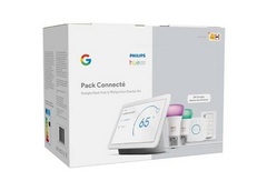 Soldes 2021 : -40% sur ce pack de démarrage Philips Hue + Google Nest Hub chez Darty
