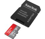Soldes : la carte microSDXC SanDisk Ultra 128 Go + adaptateur SD à moins de 20€