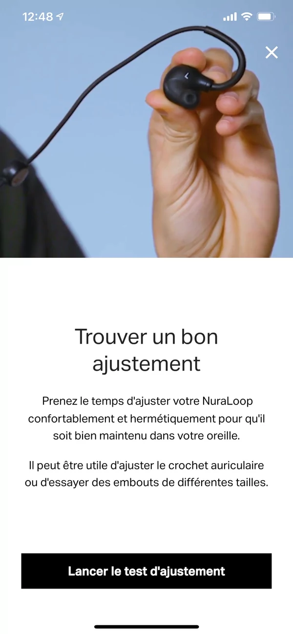 Nuraloop (application) © MM pour Clubic