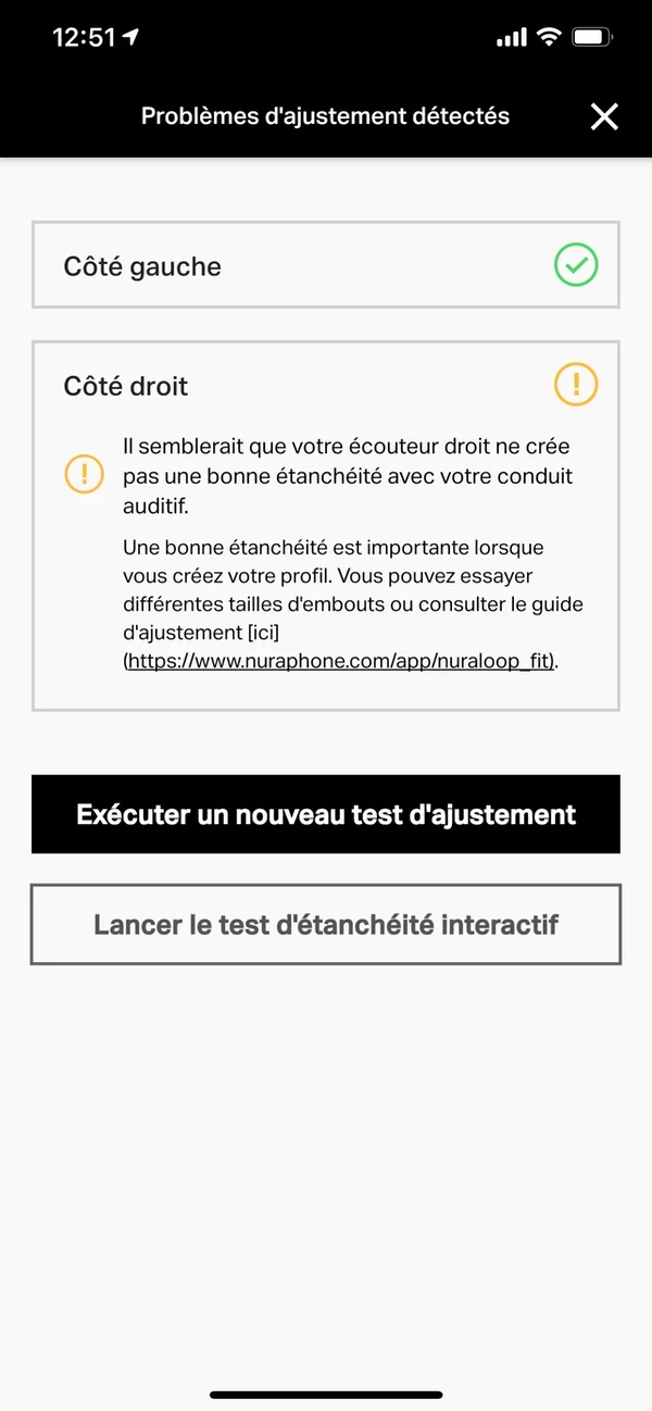 Nuraloop (application) © MM pour Clubic