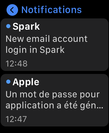 Sélec Apple Watch Spark