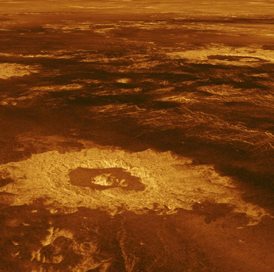 Venus surface radar Magellan 2 © NASA